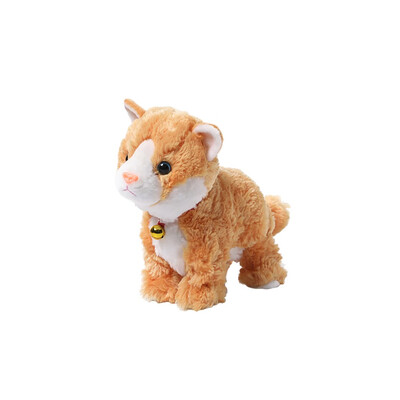 

Siaonvr Plush Electronic Cat Stand Walk Sound Control Interactive Robot Kids Toy Gifts
