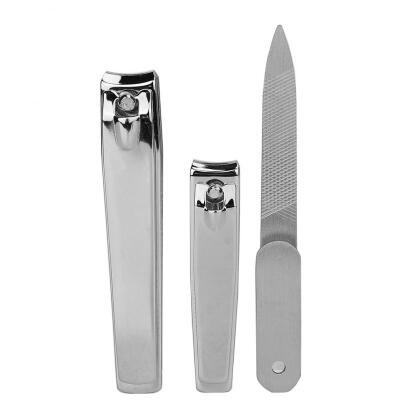 

Greensen 3Pcs Stainless Steel Nail Clipper Cutter Nail File Set Toenail Trimmer Manicure Pedicure Tool