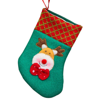 

Christmas Santa Claus Snowman Deer Candy Stockings Christmas Tree Ornaments Decorations Xmas Festival Gift Holders Bags