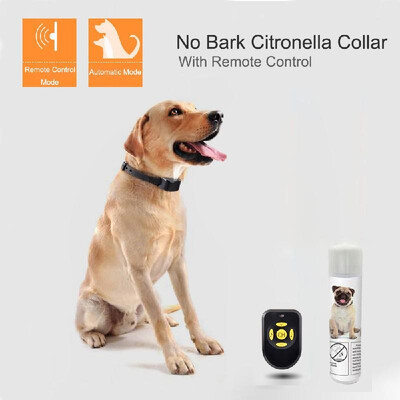 

Dog Spray Training Collar with Remote Control Rechargeable Dog Barking Collar Water Resistant Stop Barking Device for Small Medium
