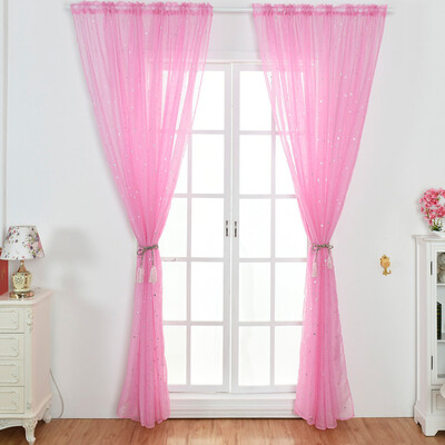 

Gobestart 1Pcs Solid Window Curtain Drape Panel Daylight Protection Sheer Scarf Valances