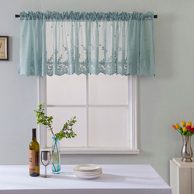 

Toponeto Waffle Woven Textured Valance for Bathroom Water Repellent Window Covering