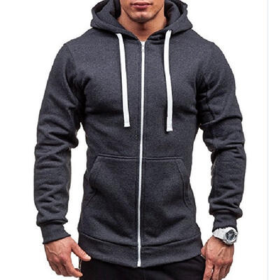 

Winter Warm Handsome Mens Zipper Hoodie Sweater Jacket Casual Sweatshirt