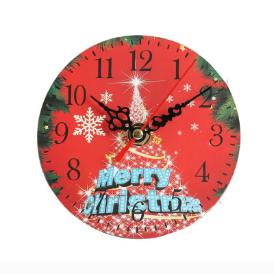 

Siaonvr Silent Sweep Christmas Clock Bell Desk Creative Digital Clock