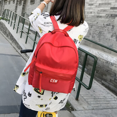 

Tailored Womens Fashion Oxford Solid School Bags Travel Backpack Bag BK