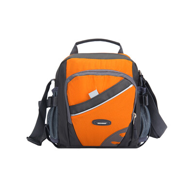 

Romacci New Unisex Nylon Crossbody Bag Waterproof Contrast Color Zipper Multi-Pockets Casual Sport Outdoor Small Shoulder Bags Han