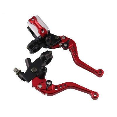 

Motorcycle 78" 22mm Brake Master Cylinder Clutch Reservoir Levers Pair Universal