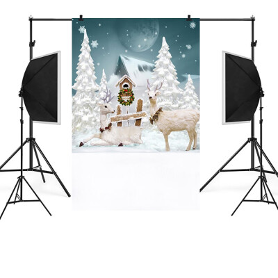 

Toponeto Christmas Backdrops Snow Vinyl 3x5FT Background Photography Studio