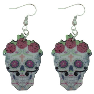 

Women Punk Skull Stud Earrings Fashion Jewelry