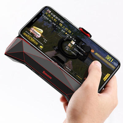 

Baseus 4 In 1 Universal Mobile Phone Game Joystick Grip Holder Bracket 2 Cooling Fan 2000mAh Power Bank For PUBG
