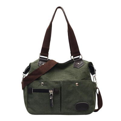 

Large Capacity Shoulder Handbags Women Canvas Travel Totes Crossbody Bags