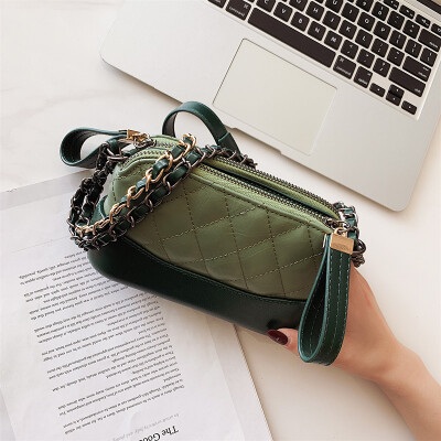 

Senior sense bag foreign-style chic Lingge chain bag 2019 new simple womens bag shoulder bag messenger bag tide