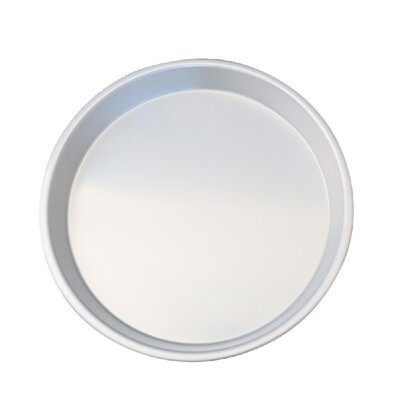 

Stainless Steel Round Cake Baking Mold Pan 8" Inch Non-Stick Pizza Baking Tray Bakeware Mold Tool