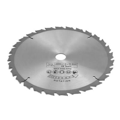 

Greensen 255mm 28T Teeth Cemented Carbide Circular Saw Blade Wood Cutting Tool Bore Diameter 254mm