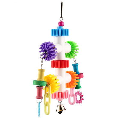 

Greensen Plastic Funny Bird Hanging Activity Climbing Chew Swing Stand Ladder Cage Wall Toys for Parrot
