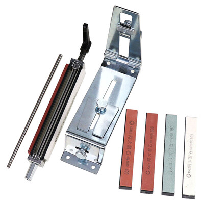 

Professional Stainless Steel Fixed Angle Kitchen Knife Sharpener with Stones