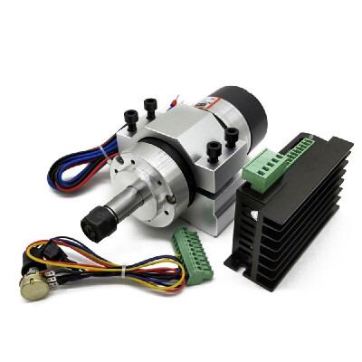 

500W 12000rpm ER11 DC Brushless Spindle Motor with Speed Drive Controller DIY Engraving Machine Accessories Set