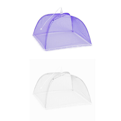 

Toponeto 2 Large Pop-Up Mesh Screen Protect Food Cover Tent Dome Net Umbrella Picnic