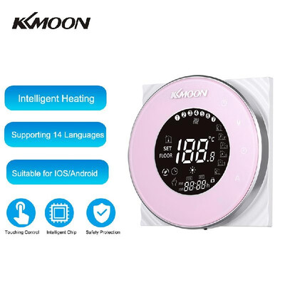 

KKmoon Digital Water Heating Thermostat with WiFi Connection & Voice Control Energy Saving AC 95-250V 5A Touchscreen LCD Display R