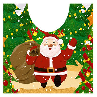 

Christmas Santa Clause Self-adhesive Bathroom Non-slip Toilet Floor Sticker