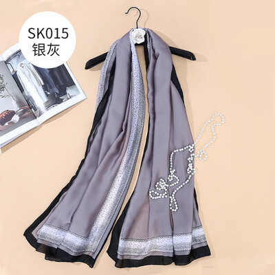 

Spring&summer new elegant lace print scarf sunscreen ladies scarf shawl wild beach towel SK015