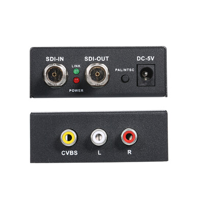

3G SDI to AV Scaler Converter HD SD LR Analog Stereo Audio Converter