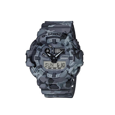 

Casio G-Shock GA-700CM-8A Digital Watch With Resin Band For Men - Camouflage Grey