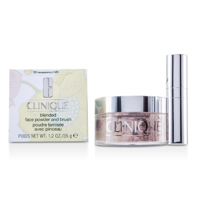 

CLINIQUE - Blended Face Powder Brush - No 02 Transparency Premium price due to scarcity 35g12oz