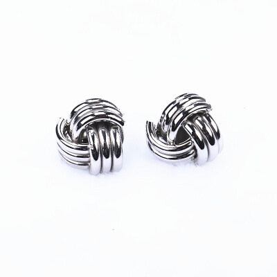 

Minimalist Polycyclic Splicing Metal Earrings for Women Europe&America Vintage Round Tube Charm Stud Earring Party Jewelry