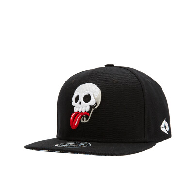 

Wuke Fashion Adjustable Embroidered Skulls Baseball Cap Flat Hat