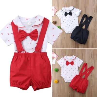 

Newborn Kids Baby Boy Girl Romper Bodysuit Jumpsuit Braces Pants Clothes Outfits