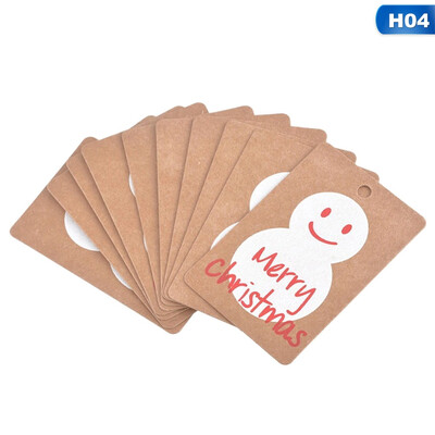 

New Crafts 50pcslot 755 Cm Kraft Paper Label Price Tags Wedding Christmas Party Gift Card Packaging Labels Gift Decoration