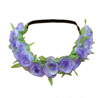 

〖Follure〗Fashion Flower Head Chain Jewelry Hollow Elastic Hair Band Headband Wedding