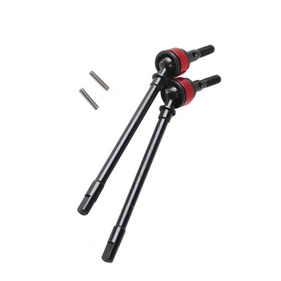 

1 Pair Metal RC 110 Truck Steel Front Axle CVD Universal Drive Shaft Replacement for Axial SCX10 RC Cars