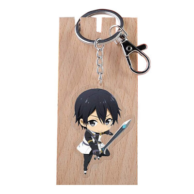 

HOT Anime Sword Art Online Kirito Sword with Sheath Keychain Keyring Pendant