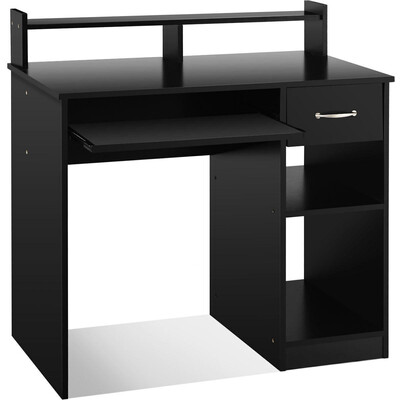 

Home Office Study PC Laptop Computer Desk with Drawer