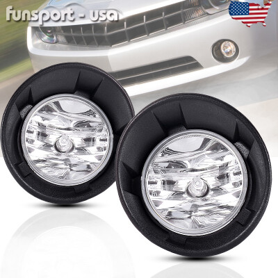 

Fog Lights for Chevy Camaro 2010 2011 2012 2013 OE Style Clear Lens with Bulbs & Wiring Harness