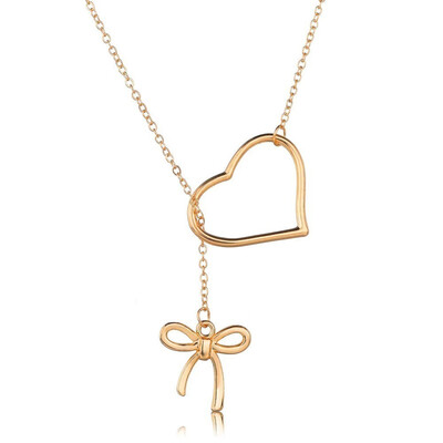 

Gold Adjustable Ladies Necklace Hollow Angel World Map Carving Animal Tag Necklace Exquisite Personality Fashion Girlfriend Gift