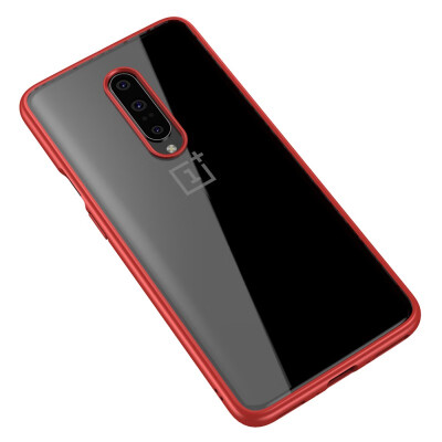 

Case voor OnePlus 7 Pro Case Anti-klop Transparant Acryl Versterkte Hoek TPU Zachte Siliconen cover voor OnePlus 7 Pro Coque