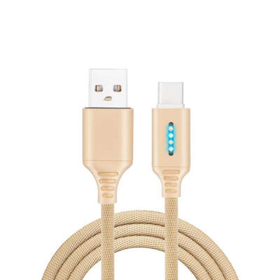 

Portable Micro USB Cable Type-C Automatic Power Off Fast Charging Line For Mobile Phones