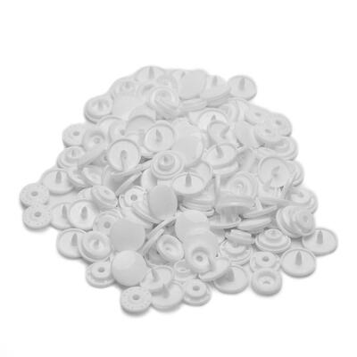 

50pcs T5 Plastic Press Stud Buttons Fastener DIY Baby Clothing Snap Button