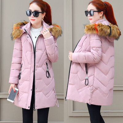 

Toponeto Fashion Women Hooded Solid Winter Windbreaker Long Coat Jacket Overcoat Outwear