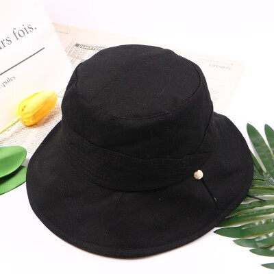 

Spring&summer new fisherman Hat Korean wave Hat women casual Joker Sun Hat mens metal pendant basin Hat couple Hat