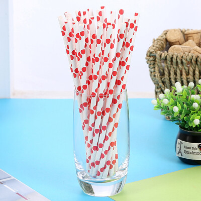 

Toponeto 25pcs Disposable Drinking Straws Home Bar Party Cocktail Drink Straw