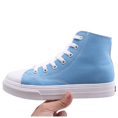 

WEI ZHI DIAN Womens High-top Shoes Casual Canvas Shoes Breathable Shoes 3061