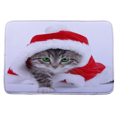 

〖Follure〗Christmas HD Printed Non-Slip Bath Mat Absorbent Home Decor B