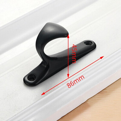 

JD cabinet drawer handle American black wardrobe door handle modern minimalist European cabinet sand black furniture handle