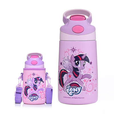 

Xiao Ma Baoli PONY childrens portable mug sippy cup stainless steel vacuum cold insulation kettle 400ML Trang 6814
