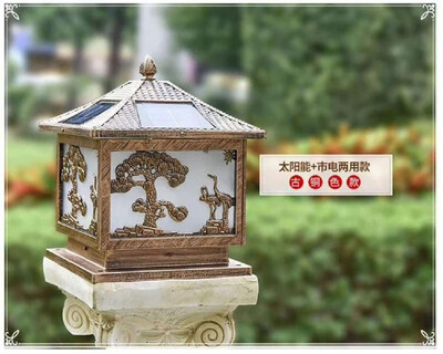 

Solar Wall Pillar Light Garden Light Solar Pine LED Light European Waterproof Songhe Light