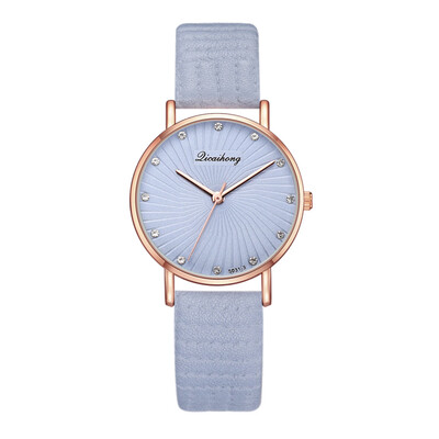 

New pu strap quartz watch fashion watch wholesale trend simple wild ladies watch